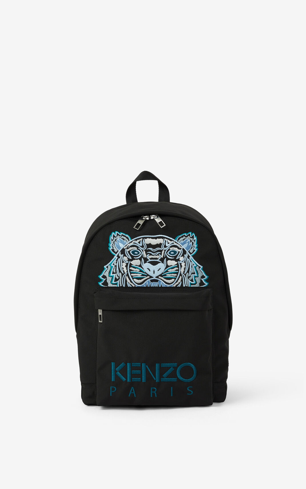 Mochila Kenzo Lona Kampus Tiger Feminino - Pretas | 627EOBWVL